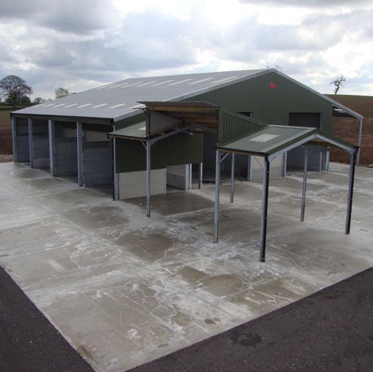 Pig Farm Concrete Floors to Sheds & Exterior